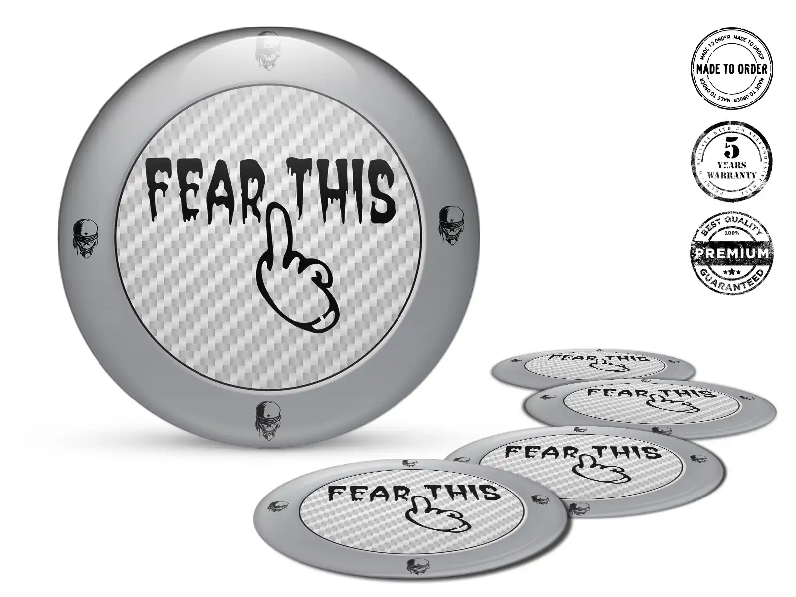 Wheel badge Exclusive Look High-End Decals for Vehicles